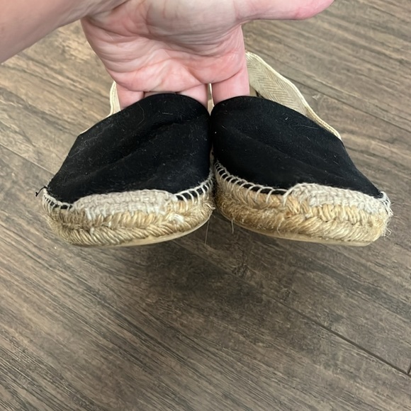 Tory Burch Black and Cream Espadrilles Size 8 - Picture 2 of 8